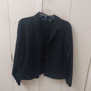 Laura Scott Black Blazer Classic Suit Jacket